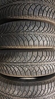 Predám 4ks jazdené zimné 185/65r15-88T Fulda