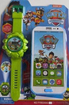 PAW PATROL SMARTFÓN  A MEGA PROJEKTOROVÉ HODINKY 2 V 1