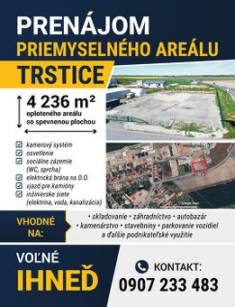 Oplotený veľký pozemok TRSTICE