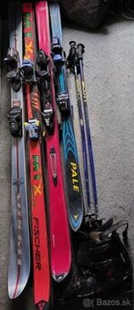 Predám lyže a lyžiarky 45,46. Stockli,Fischer,Nordica,Pale A