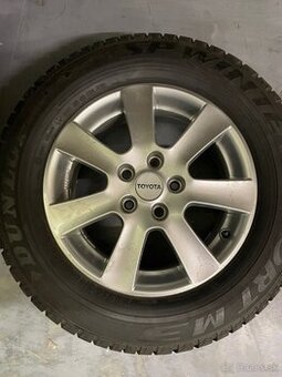 Disky Borbet 7Jx16 5x114,3 + zimné Dunlop 235/60R16 (Toyota)