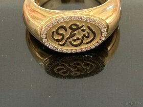 Dámsky zlatý prsten s brilliantmi