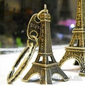 Eiffel Tower - kľúčenka Eiffelova veža | bronzová - 1