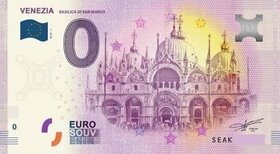 0€ Taliansko 2018 - Bazilika Svätého Marka v Benátkach.