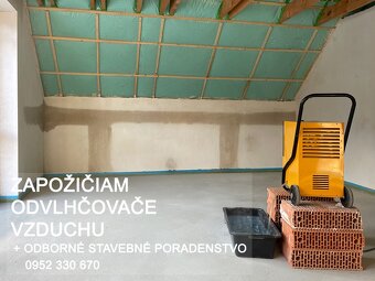 Zapožičiam odvlhčovač KE okolie+odborné stavebné poradenstvo