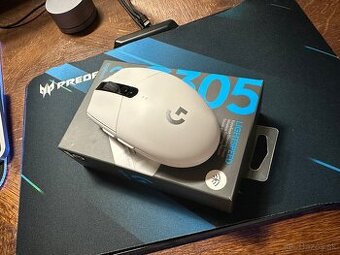 Logitech G305 biela