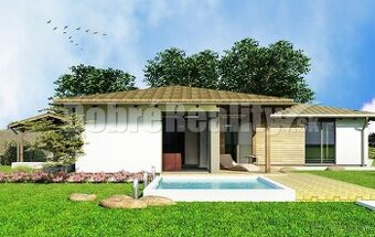 BUNGALOV PRAKTIK (DREVODOM) na pozemku s výmerou 525m2 - s