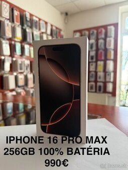 IPHONE 16 PRO MAX 256GB