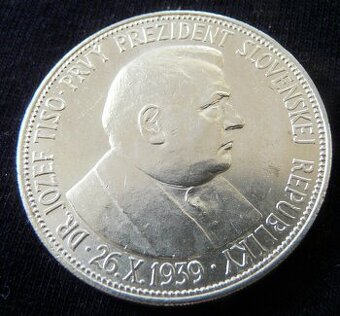 Slovenský štát - zberateľské strieborné mince.