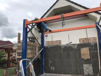 Mobilne stavebne lesenie + elektricky navijak