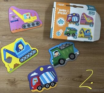 Drevené puzzle box Vozidlá(Small Foot) za 7EU