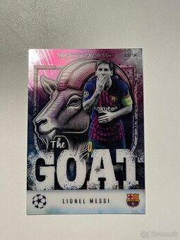 Kartička Lionel Messi - The Goat, Match attax (topps)