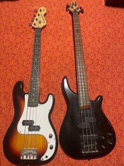 Predám dve Bass gitara plus kombá