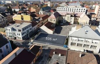 Na predaj jedinečný pozemok priamo v centre, Nové Zámky, 534