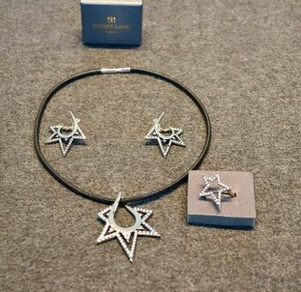 PIERRE LANG - náhrdelník s príveskom, náušnice, prsteň