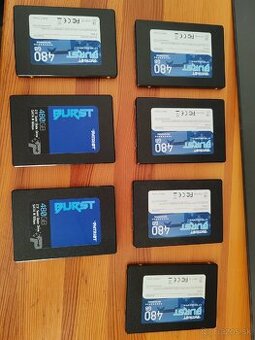 Predám 2.5" 480GB SSD disky PATRIOT BURST