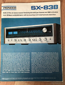 Pioneer SX 838 Retro Japan