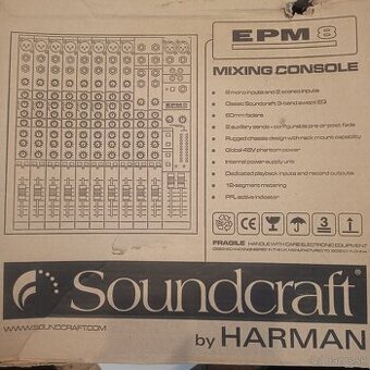 Soundcraft EPM 8 Analógový mixpult