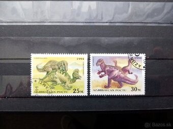 Poštové známky č.619 - Azerbajdžan - praveká fauna