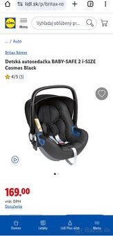 Detská autosedačka (vajíčko)