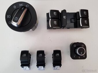 SADA VYPINACOV OVLADACOV INTERIERU VW SKODA