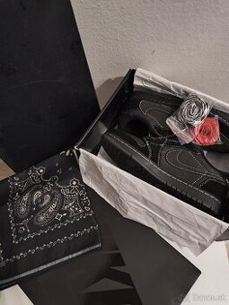 Jordan 1 Low x Travis Scott Black Phantom ⚫⚪🖤