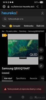 TV na náhradné diely