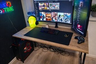Herný PC + 2 monitory 1440p 180Hz + rameno (GTX 1070, 16GB R
