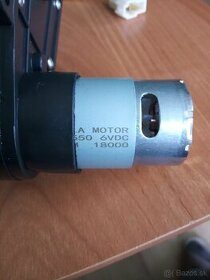 Motor s prevodovkou 550 6v 18 000 ot auticko