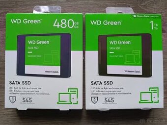 WD Green™ 1TB, 480GB SSD 2,5" Zaruka