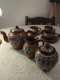 Retro čajová súprava - porcelán