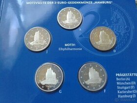 Euromince - Nemecko 2023 Hamburg proof - 1