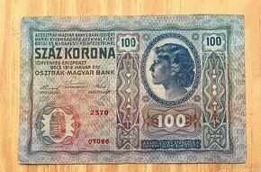 Rakúsko - Uhorska 100 koruna 1912