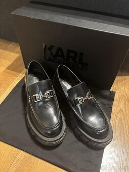 Kožené mokasíny Karl Lagerfeld