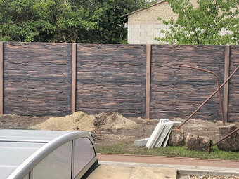 vyvysene ZAHONY, kvetinace a Betonove ploty 1 a 2 trieda