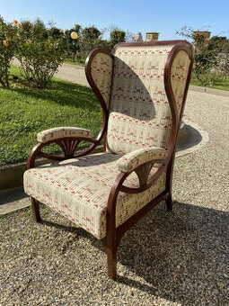 Kreslo ušiak Thonet 1900