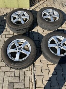 Alu disky na Volvo XC 17tky s gumami ako nove-celorocne