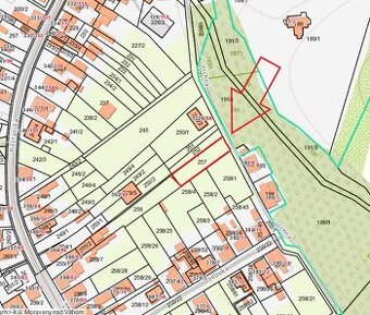 Predaj POZEMOK 554 m2, Moravany nad Váhom