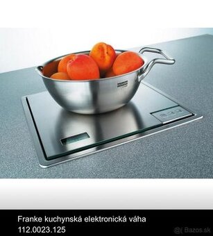 Zabudovana  nova kuchynska vaha franke