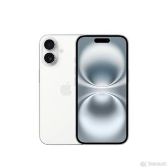 Vymenim iPhone 16 White 128gb nabijany 4x zaruka 2 roky