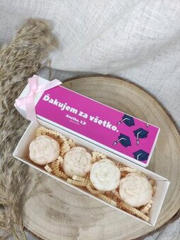 Personalizovaný darček - čajové sviečky pivonky