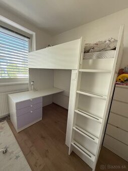 Predám SMÅSTAD zostavu postel/stol/skrinka/police/sufliky