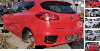 KIA CEED 1.4 CRDI 2015 predám DVERE, MOTOR D4FC, PIATE DVERE