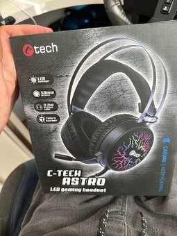 slúchadlá C-Tech Astro (LED gaming headset)
