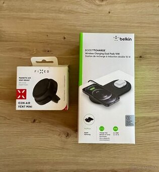 Nabíjačka a magnetický držiak do auta na telefón