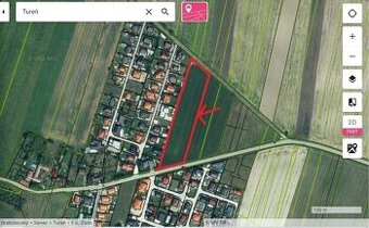 Odstúpim 1.079m2 podiel zo stavebného pozemku