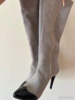 Kožené cizmy veľkosť 37