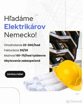 Elektrikár - Nemecko - 6000-8000€