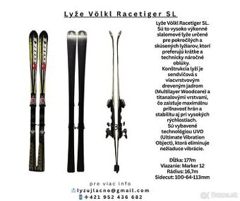 Lyže Volkl Racetiger 177cm