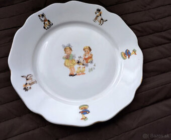 Retro porcelánový tanier Haas & Czjzek (HC), Československo